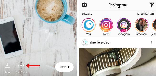 how to post an instagram story