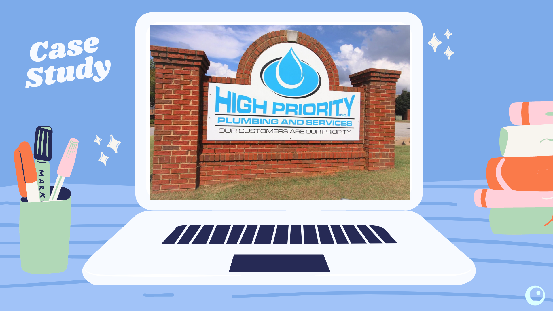 Case study graphic about High Priority Plumbing in Metro Atlanta