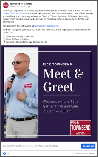 rick townsend meet and greet
