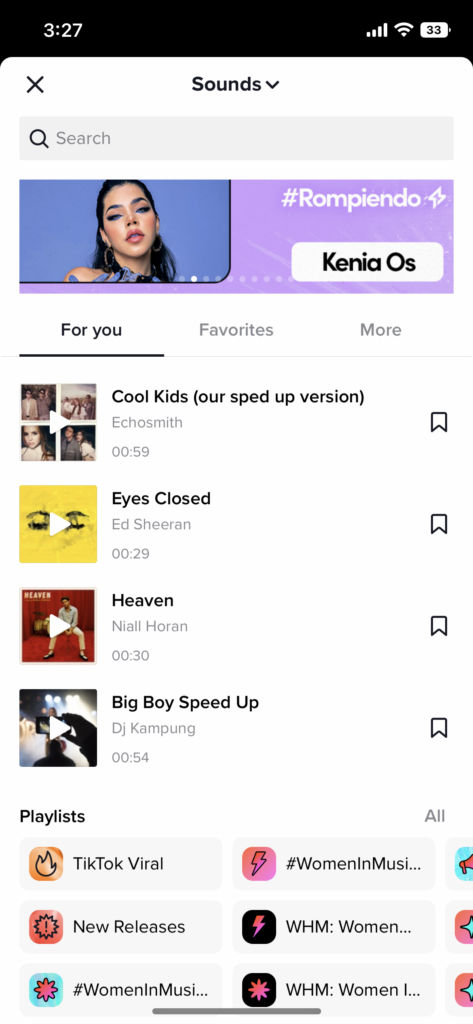 TikTok's 'For You' page