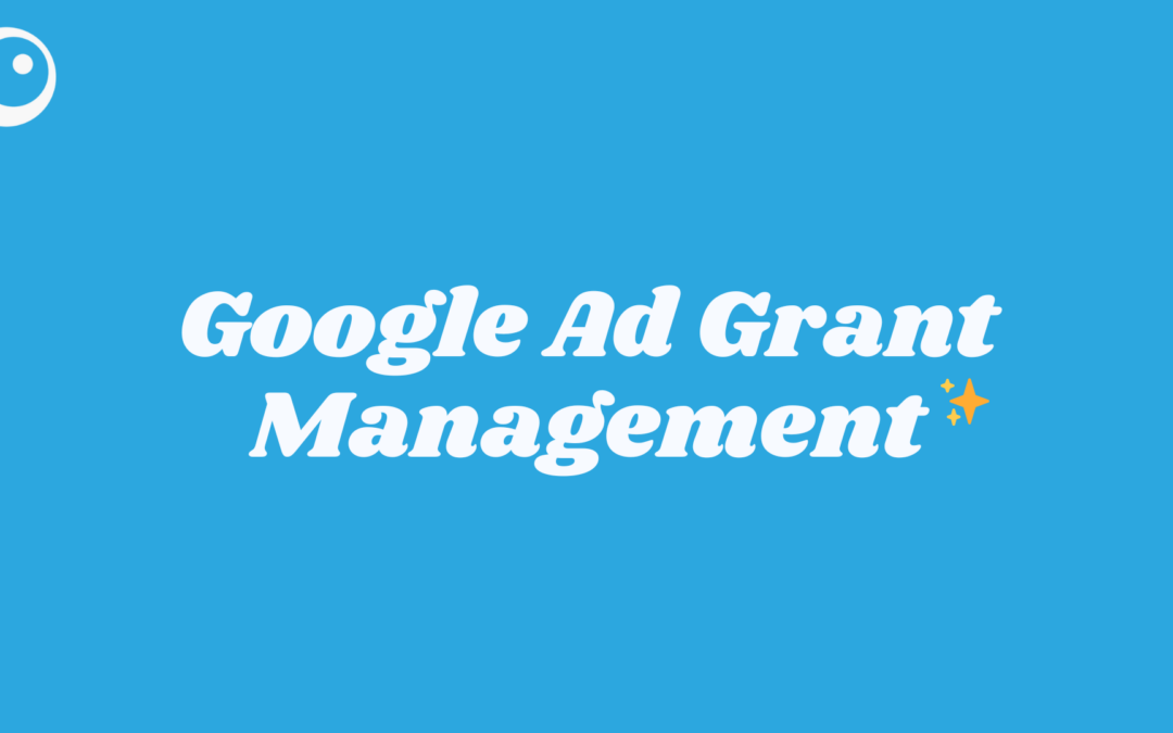 Google Ad Grant Management for Nonprofits
